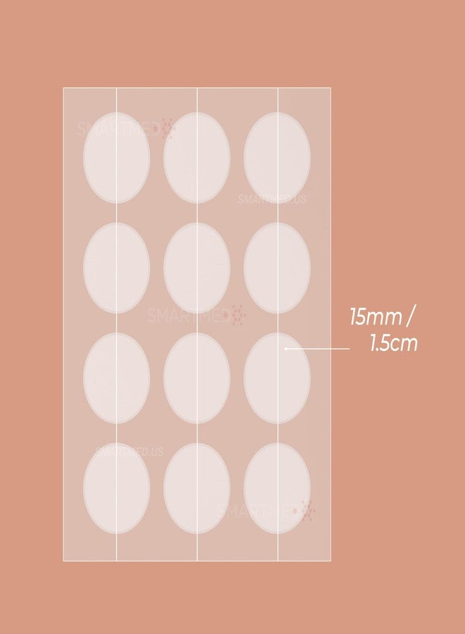 SMARTMED Cold Sore Treatment Patch Duo | 60 Patches – Large Ultra Thin 15mm & Original Thin 12mm | Clear Cold Sore Cover, Protects & Speeds Healing, Lip Blisters - Image 3